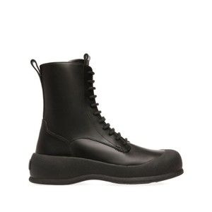 Bally High-Top Leather Ankle Boots With Lace-Up Closure - NWT